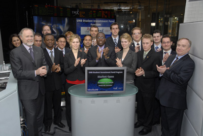 SIF Students at the January 2010 TSX opening