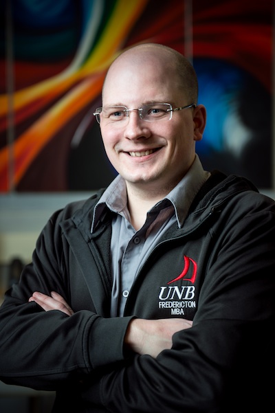 David Shipley, director of strategic initiatives for UNB’s Information Technology Services, says that his experiences as a part-time MBA student have helped UNB save hundreds of thousands of dollars and transformed its use of mobile technologies.