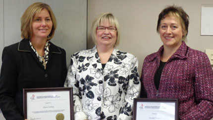 Karen Ludwig, Regena Farnsworth and Suzanne Tucker