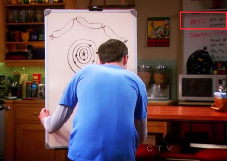 CBS's The Big Bang Theory has featured a number of cameos by notable scientists, including Stephen Hawking, Brian Greene, Buzz Aldrin and many others. A subtle nod to UNB's contribution to the NASA Curiosity rover is visible in a recent episode of the program (pictured here)