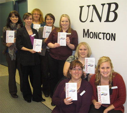 From top left to bottom right: Erin Powers, Patty Little, Ashley McKim, Carol Nicholson, RN Certified Diabetes Educator, Kristy O’Donnell, Shannon Mills, Lori Campbell, Nakita Somers