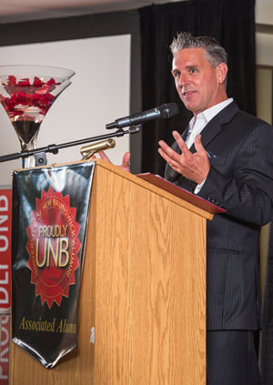 Rivers Corbett at a recent Proudly UNB Awards Dinner