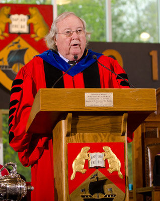 University community pays tribute to Dr. Richard Currie, chancellor of the University of New Brunswick from 2003 – 2013.