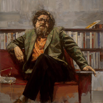 Photo credit: A painting of critically acclaimed Canadian poet, novelist and playwright Alden Nowlan by Stephen Scott.