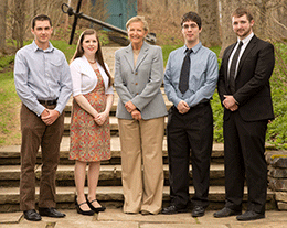 From left to right:  Michael Gooding, Laura Fitzpatrick, Sandra Irving, Mark Smith & Ryan O’Connor