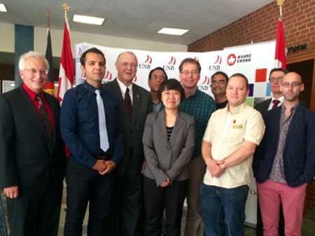 NSERC discovery grant recipients with MP Keith Ashfield