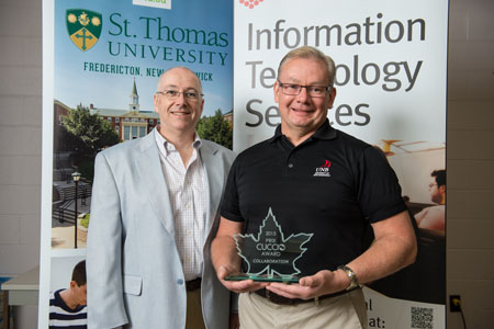 Dan Hurley, Director of IT Services, St. Thomas University and Terry Nikkel, Associate Vice President of Information Technology Services, University of New Brunswick 