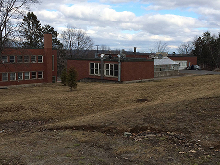 The future home of the UNB campus community garden