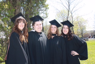 From left to right Krista Marsh, Melody Piper, Krista Roi and Melanie Logan