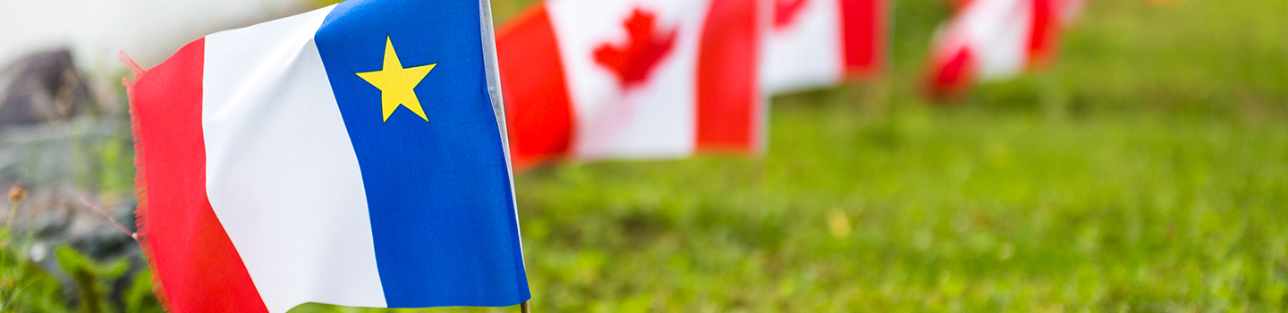 Acadian flags