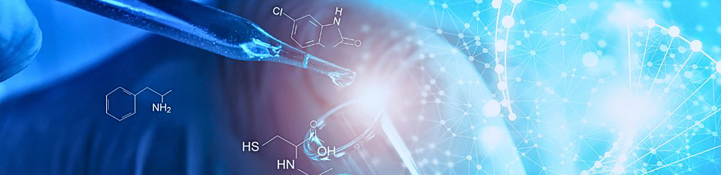 Abstract image of chemical formulae