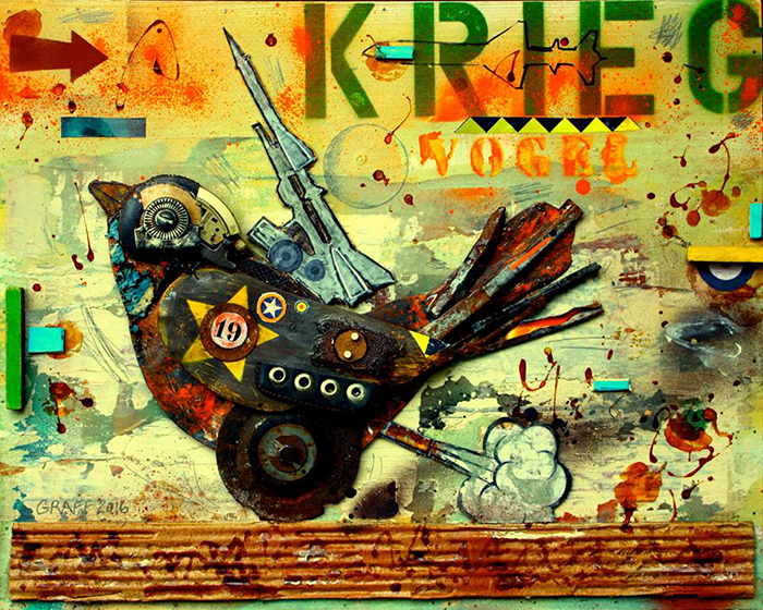 Artwork entitled Krieg Vogel