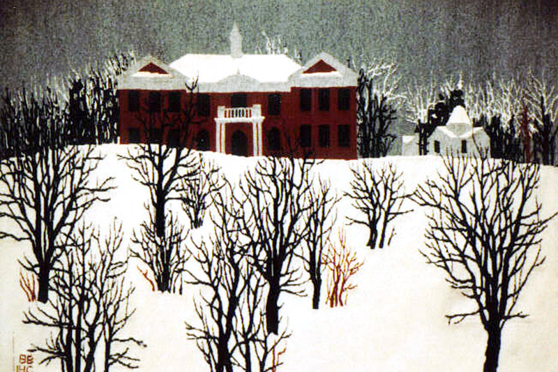 This is a photo of Ivan Crowell tapestry.