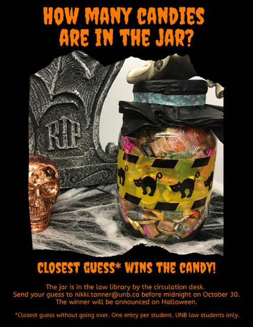Candy contest poster