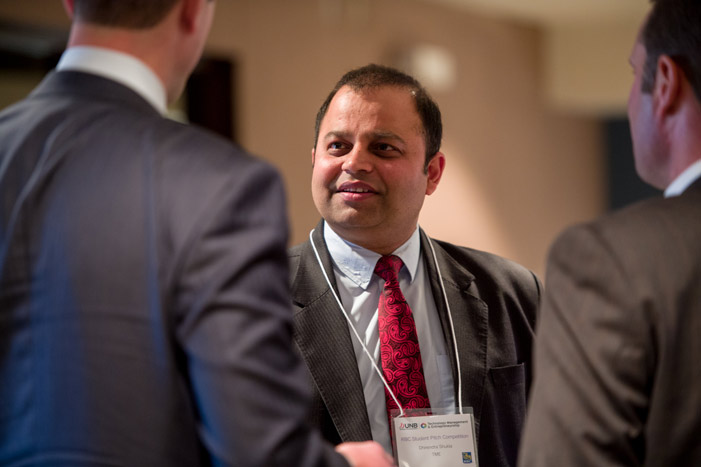 Dr. Dhirendra Shukla, J. Herbert Smith Centre for Technology Management & Entrepreneurship at UNB (Rob Blanchard / UNB Photo)