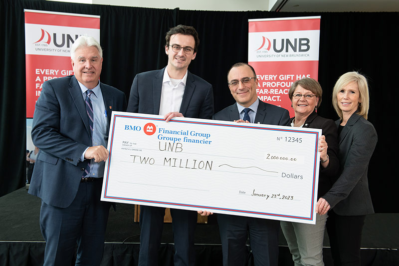 BMO, UNB announce $2 million commitment to sports and entrepreneurship