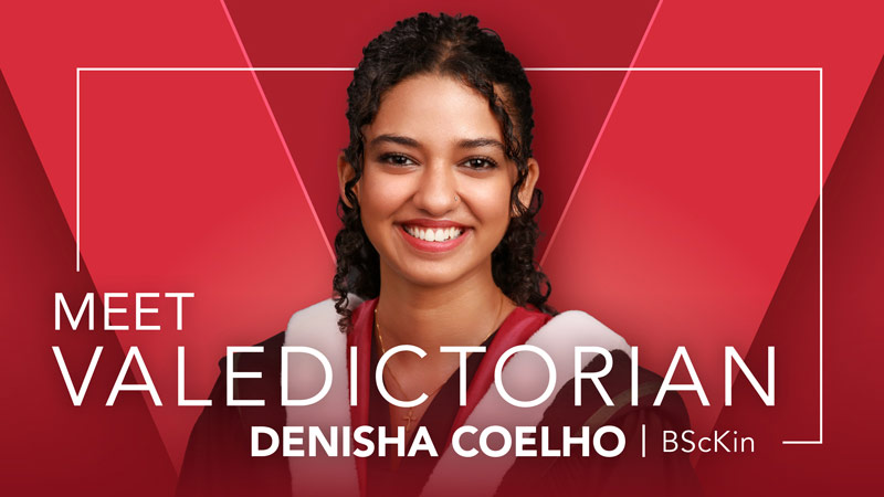 Valedictorian Denisha Coelho