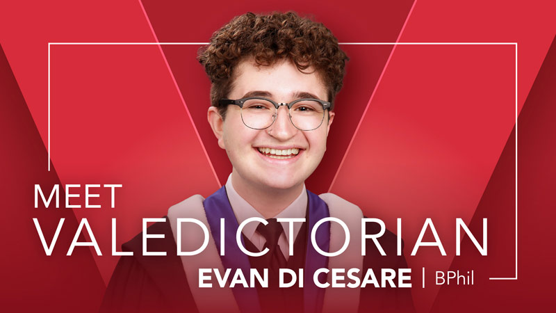 Valedictorian Evan Di Cesare