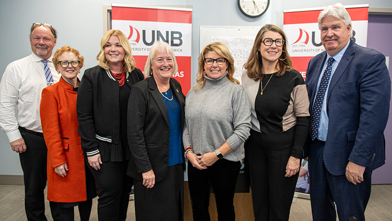 Photo caption L to R: Dr. David MaGee, Dr. Lorna Butler, Dr. Ali McGill, The Hon. Joan Kingston P.C., Hon. Cindy Miles, Mayor Kate Rogers, Dr. Paul Mazerolle