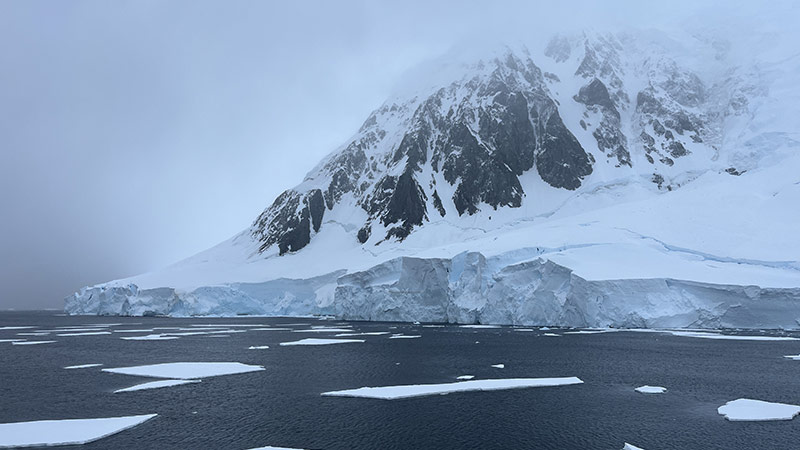 Another mountain with ice