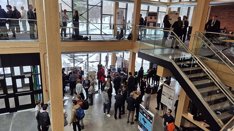 The 12th annual Engineering Design Symposium was held April 2 at the Allison D. McCain Commons at the Sir Edmund Head Hall engineering building.