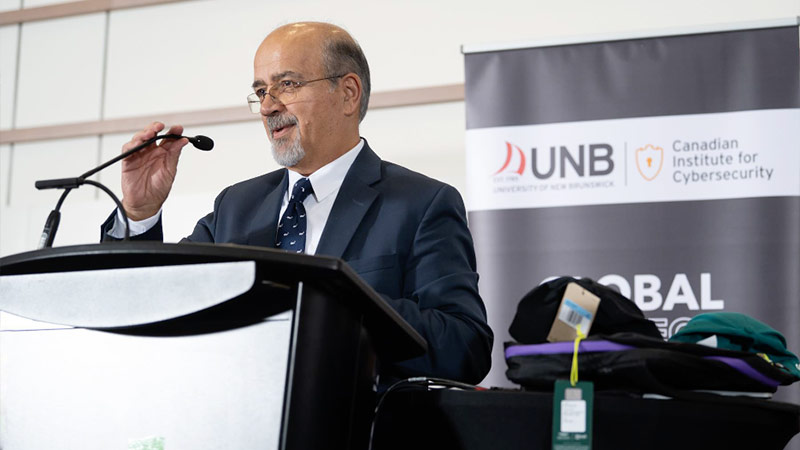 Dr. Ali Ghorbani, professor of computer science, Tier 1 Canada Research Chair in Cybersecurity and the director of the Canadian Institute for Cybersecurity at UNB.