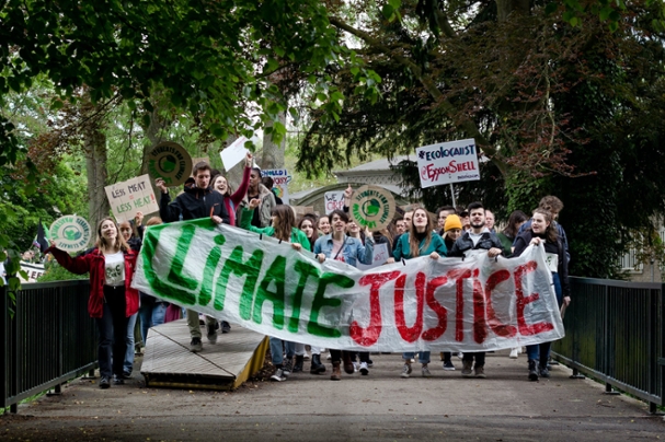 climate justice protest